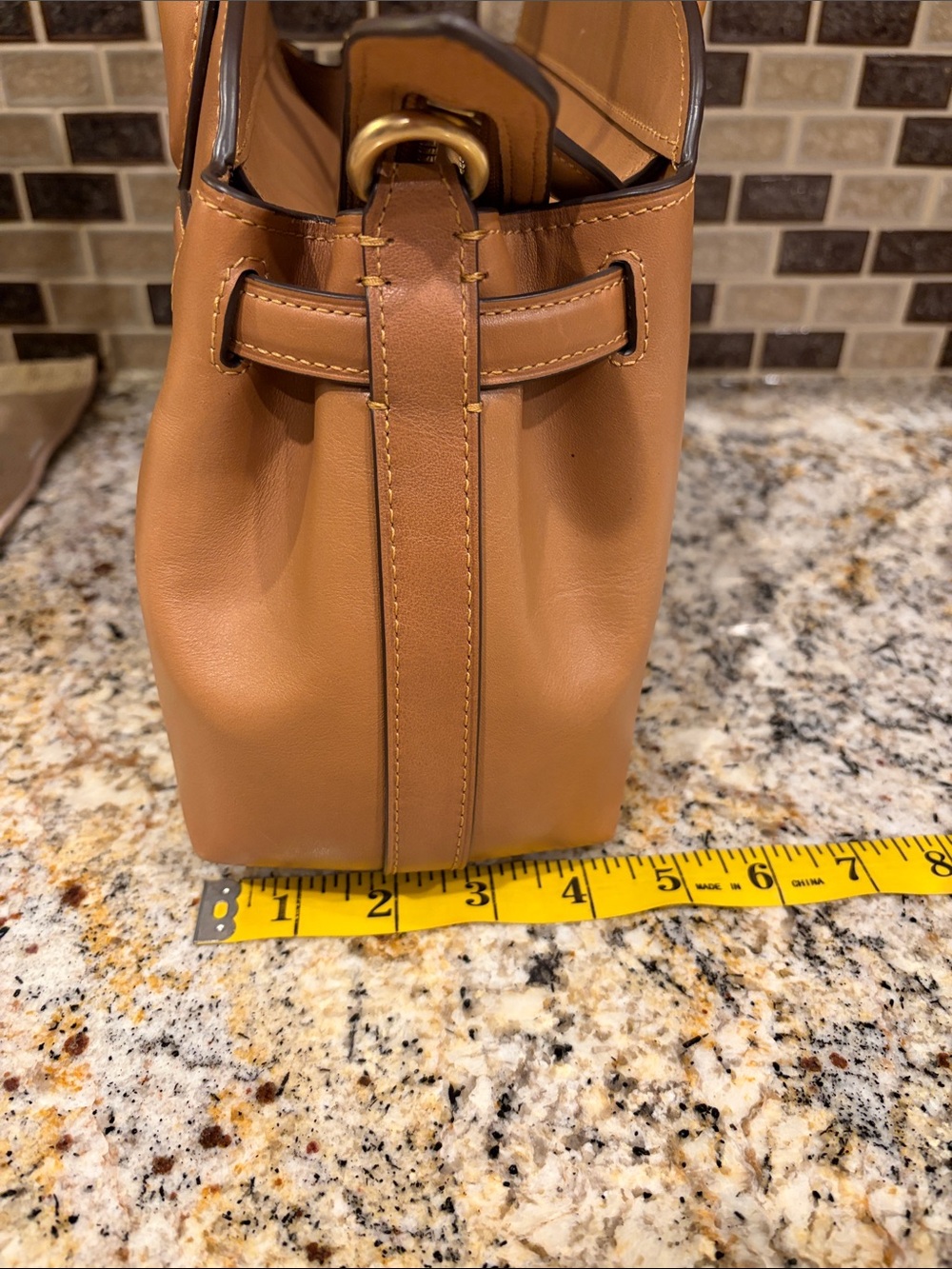 Coach EMPIRE 28 HONEY BROWN soft Leather Satchel - Picture 15 of 17